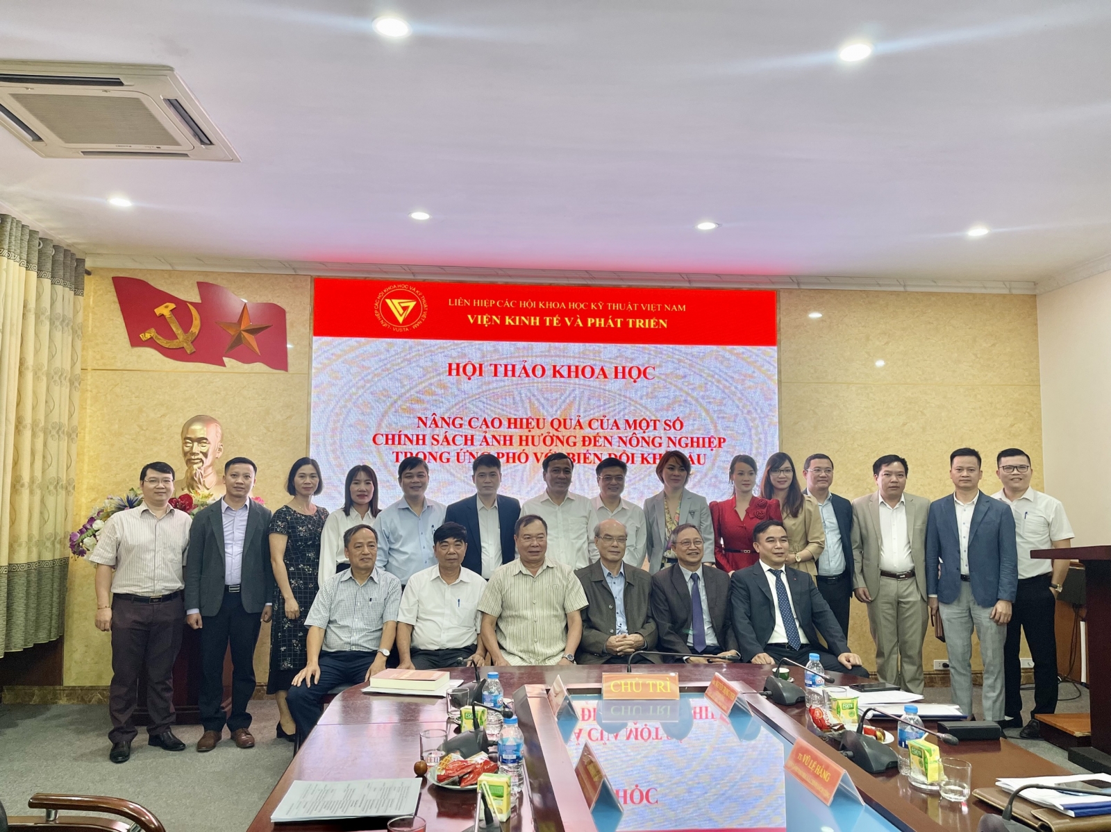 HỘI THẢO KHOA HỌC - NÂNG CAO HIỆU QUẢ CỦA MỘT SỐ CHÍNH SÁCH ẢNH HƯỞNG ĐẾN NÔNG NGHIỆP TRONG ỨNG PHÓ VỚI BIẾN ĐỔI KHÍ HẬU 